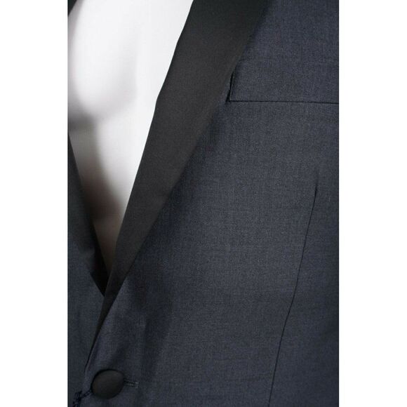 U.S. Polo Assn Mens Gray Tuxedo style Blazer Suit Coat Size 40R Formal NWT - Picture 3 of 6